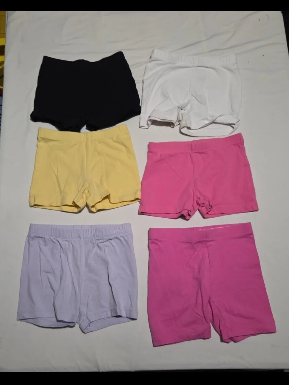 Children's Place & more girls 5-6 lot of 6 color shorts #25